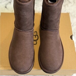 UGG Chocolate Suede Boots